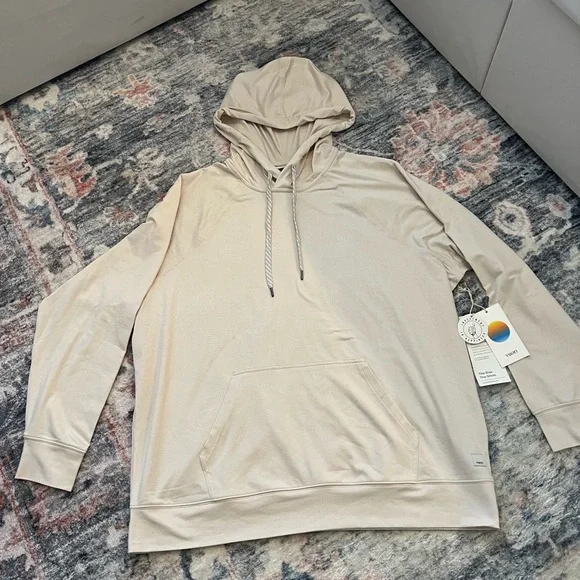 Vuori Halo Oversized Hoodie | Womens | Cream - Picture 3 of 5